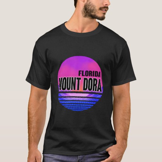 Mount Dora Vaporwave Florida T-Shirt (Vorderseite)