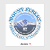 Mount Elbert Aufkleber (Blatt)
