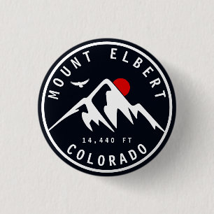 Mount Elbert - Colorado 14ers Fourteener Button