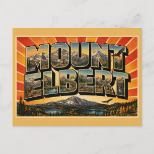 Mount Elbert Colorado Höchster Gipfel Alpine Lake Postkarte