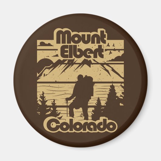 Mount Elbert Colorado Magnet (Vorne)