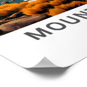 Mount Elbert Colorado Travel Print Poster (Ecke)