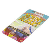 Mount Elbert, Colorado USA Reiseplakat Magnet (Linke Seite)