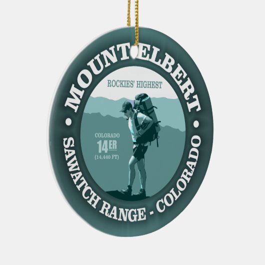 Mount Elbert Keramikornament (Rechts)