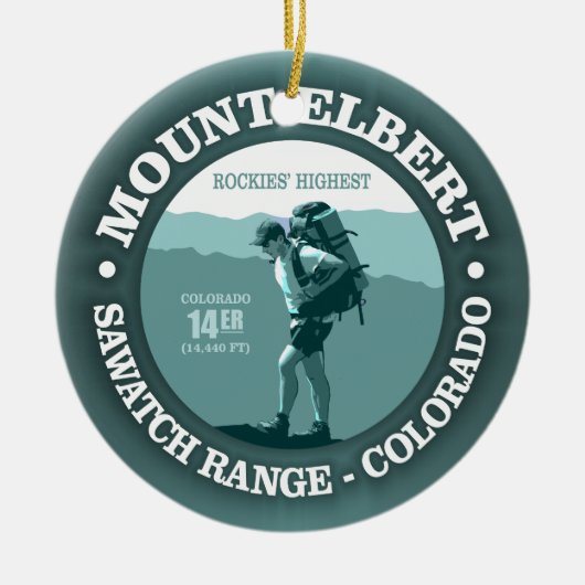 Mount Elbert Keramikornament (Vorne)