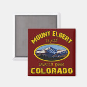 Mount Elbert Magnet (Vorderseite/Rückseite)