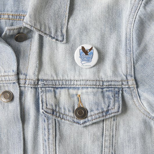 Mount Elbert Reise-Patch Button (Beispiel)