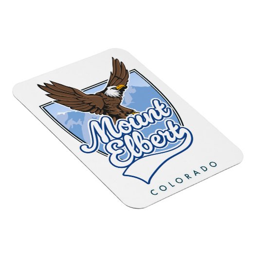 Mount Elbert Reise-Patch Magnet (Rechte Seite)