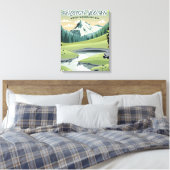 Mount Elbert Rocky Mountains Reiseposter Leinwanddruck (Insitu (Schlafzimmer))