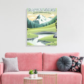 Mount Elbert Rocky Mountains Reiseposter Leinwanddruck (Insitu (Wohnzimmer))