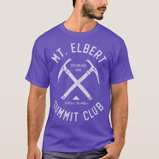 Mount Elbert Summit Club I kletterte auf den Berg  T-Shirt (Vorderseite)