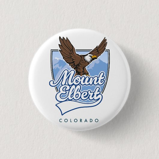 Mount Elbert Travel Patch Button (Vorderseite)