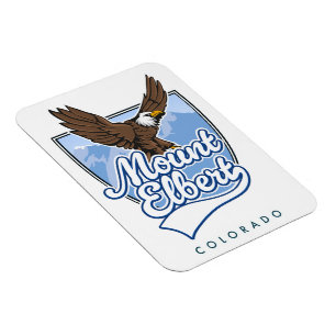 Mount Elbert Travel Patch Magnet