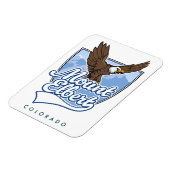 Mount Elbert Travel Patch Magnet (Linke Seite)