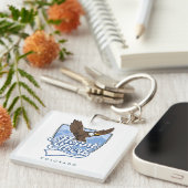 Mount Elbert Travel Patch Schlüsselanhänger (Vorderseite rechts)