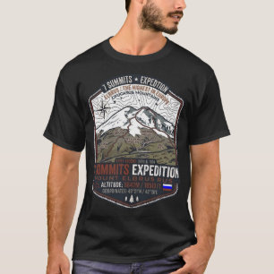Mount Elbrus 7 Gipfel Expeditionen  T-Shirt