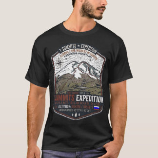 Mount Elbrus 7 Gipfel Expeditionen T-Shirt