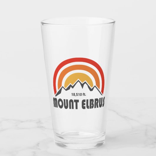 Mount Elbrus Glas (Vorderseite)