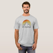 Mount Elbrus Russia Retro T-Shirt (Vorne ganz)