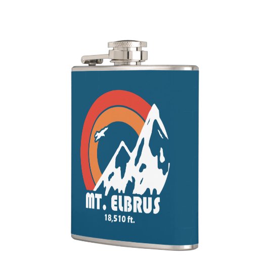 Mount Elbrus Russia Sun Eagle Flachmann (Links)