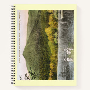 Mount Equinox, Manchester, Vermont Vintag Notizblock