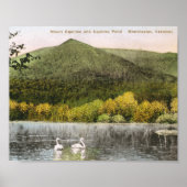 Mount Equinox, Manchester, Vermont Vintag Poster (Vorne)
