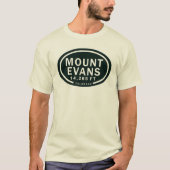 Mount Evans 14.265 FT CO Berg T - Shirt (Vorderseite)