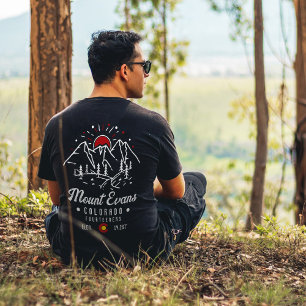 Mount Evans Colorado 14ers Berg Minimalistisch T-Shirt