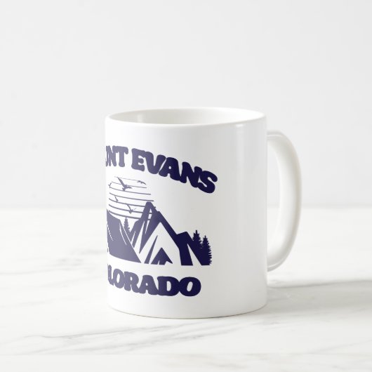 Mount Evans, Colorado Kaffeetasse (VorderseiteRechts)