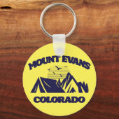 Mount Evans, Colorado Schlüsselanhänger (Rückseite)