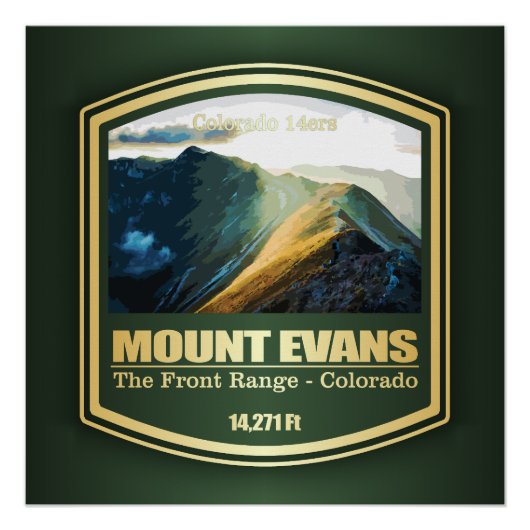 Mount Evans (PF) Poster (Vorderseite)