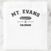 Mount Evans Wilderness Rechteckiger Aufkleber (Tasche)