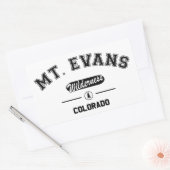 Mount Evans Wilderness Rechteckiger Aufkleber (Umschlag)