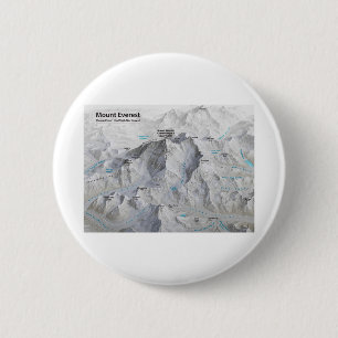 Mount Everest 3D Karte mit Labels Button