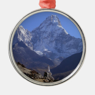 Mount Everest 4 Ornament Aus Metall