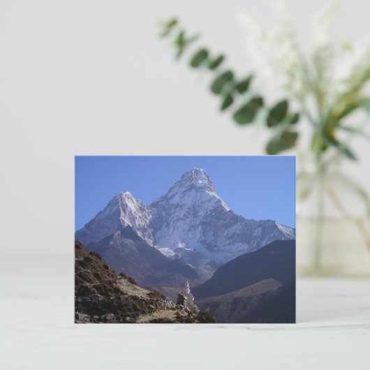 Mount Everest 4 Postkarte (Stehend Vorderseite)