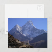 Mount Everest 4 Postkarte (Vorne/Hinten)