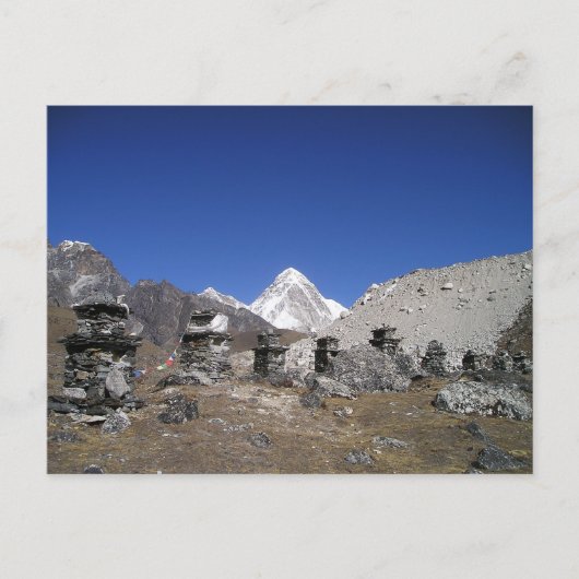 Mount Everest 9 Postkarte (Vorderseite)