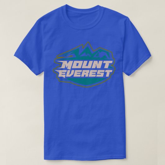 Mount Everest Abzeichen-Emblem T-Shirt (Design vorne)