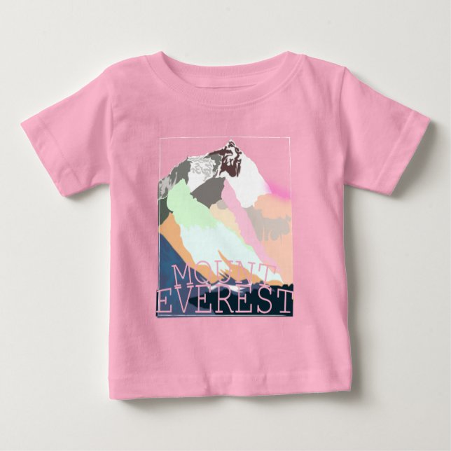 Mount Everest Baby T-shirt (Vorderseite)