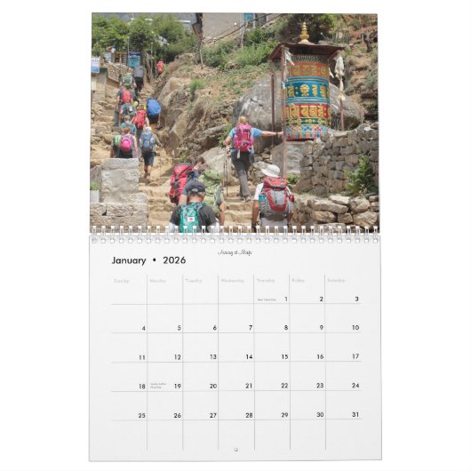 Mount Everest Base Camp 2 Kalender (Jan 2026)
