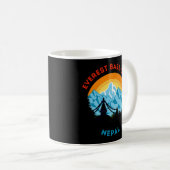 Mount Everest Base Camp Nepal Mountain Hiker Climb Kaffeetasse (VorderseiteRechts)