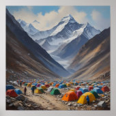 Mount Everest Base Camp, Nepal Poster (Vorne)