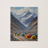 Mount Everest Base Camp, Nepal Puzzle (Vertikal)