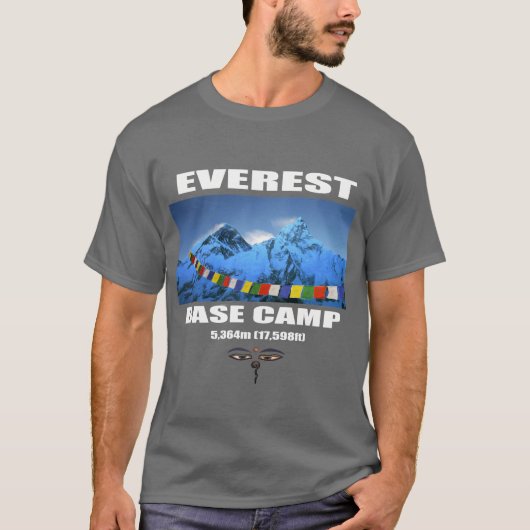 Mount Everest Base Camp t Shirt (Vorderseite)