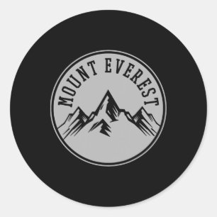 Mount Everest Bergwandern Wanderer Bergsteigen Ber Runder Aufkleber