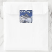 Mount Everest Challenge Deine Limits Stickers (Tasche)