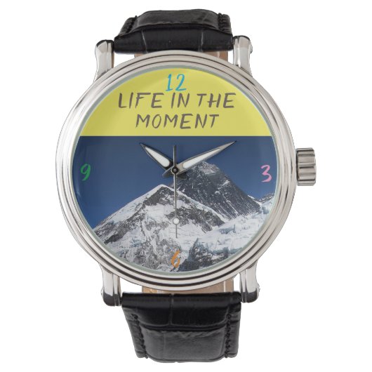 Mount Everest Clock Armbanduhr (Vorderseite)