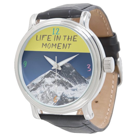 Mount Everest Clock Armbanduhr (Schrägansicht)
