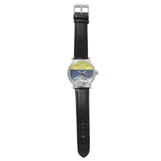Mount Everest Clock Armbanduhr (Flach)